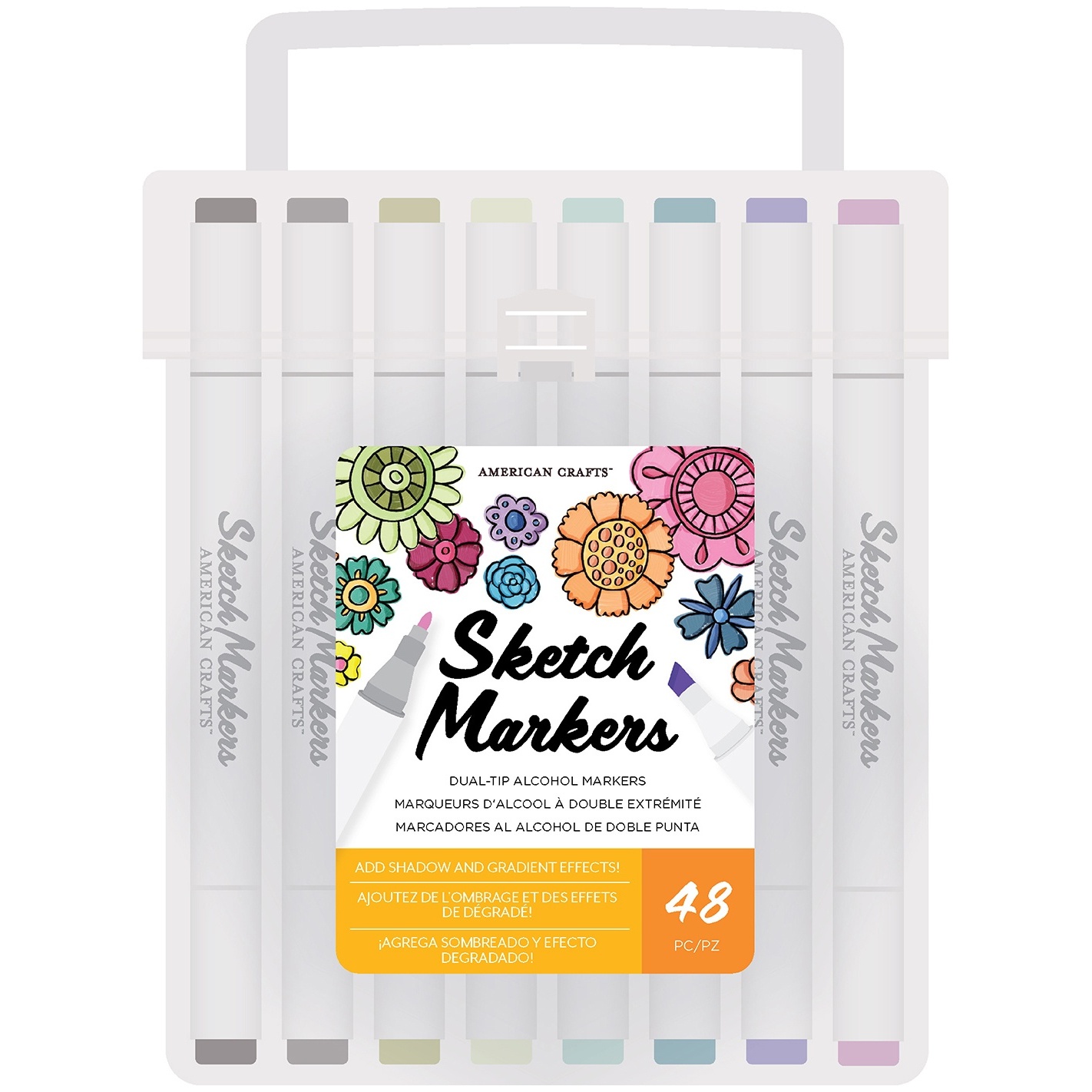 Sketch Markers 48 Color Dual-Tip Alcohol Marker Set